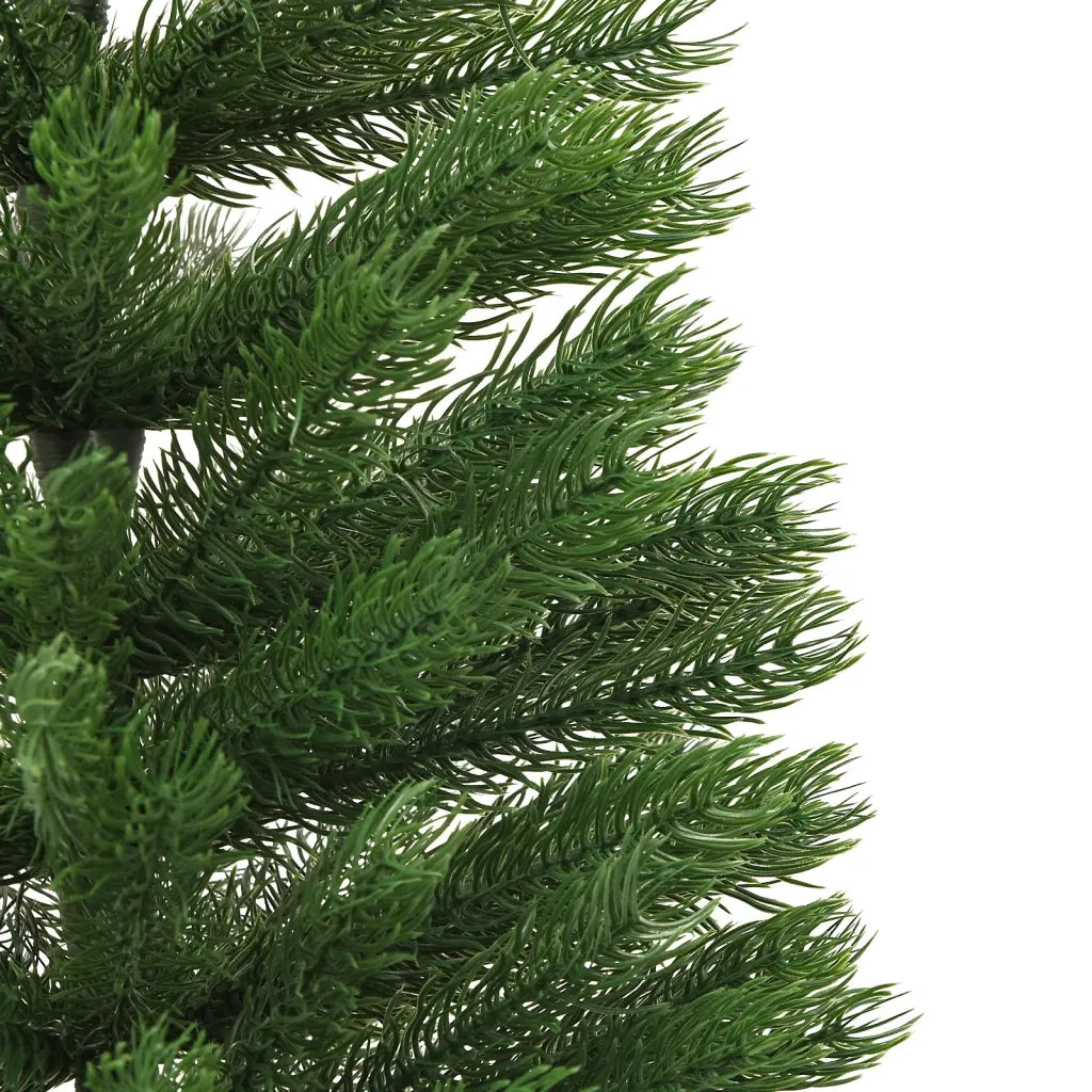 Albero di Natale Artificiale-Albero Natalizio Sottile con Base 520 cm PE