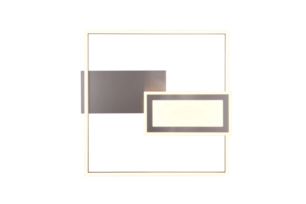 Plafoniera LED geometrica SPIRO RL 32W cromo 53 cm