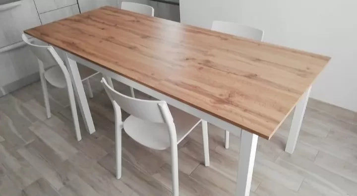 Tavolo moderno rovere allungabile 160x90