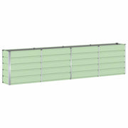 Fioriera | Cassetta per fiori | Vaso Verde 320 x 40 x 75 cm Acciaio