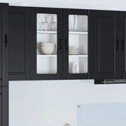 Mobile da cucina-Armadio da cucina Nero 80 x 31 x 80 cm Legno multistrato 808127