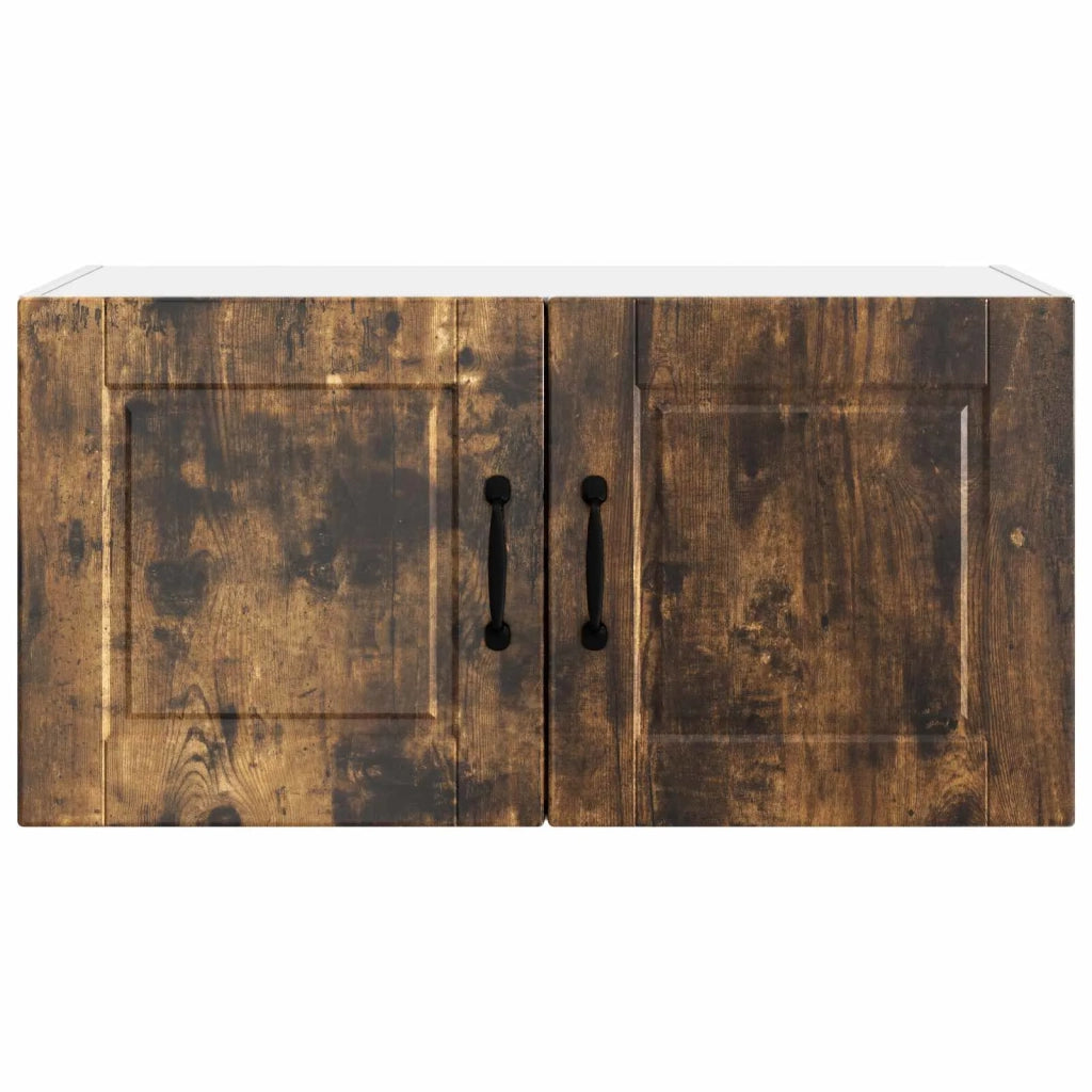 Armadietto a muro PORTO Rovere fumé 80 x 31 x 40 cm