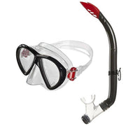 Trade Shop - Set Maschera Con Boccaio Per Immersioni Snorkeling Sub Mare Piscina Vari Colori -