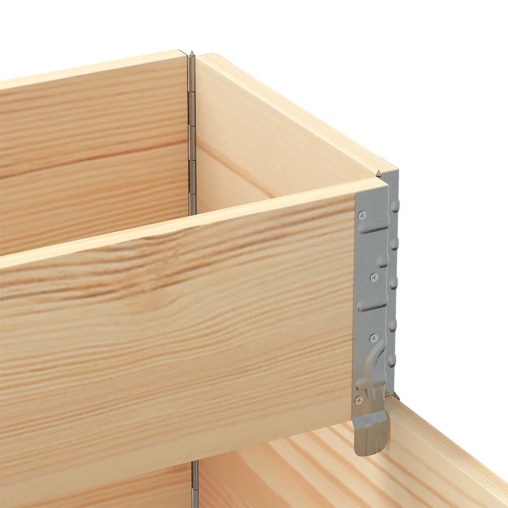 Fioriera | Cassetta per fiori | Vaso Rialzata 3 Livelli 120x80 cm Legno Massello di Pino