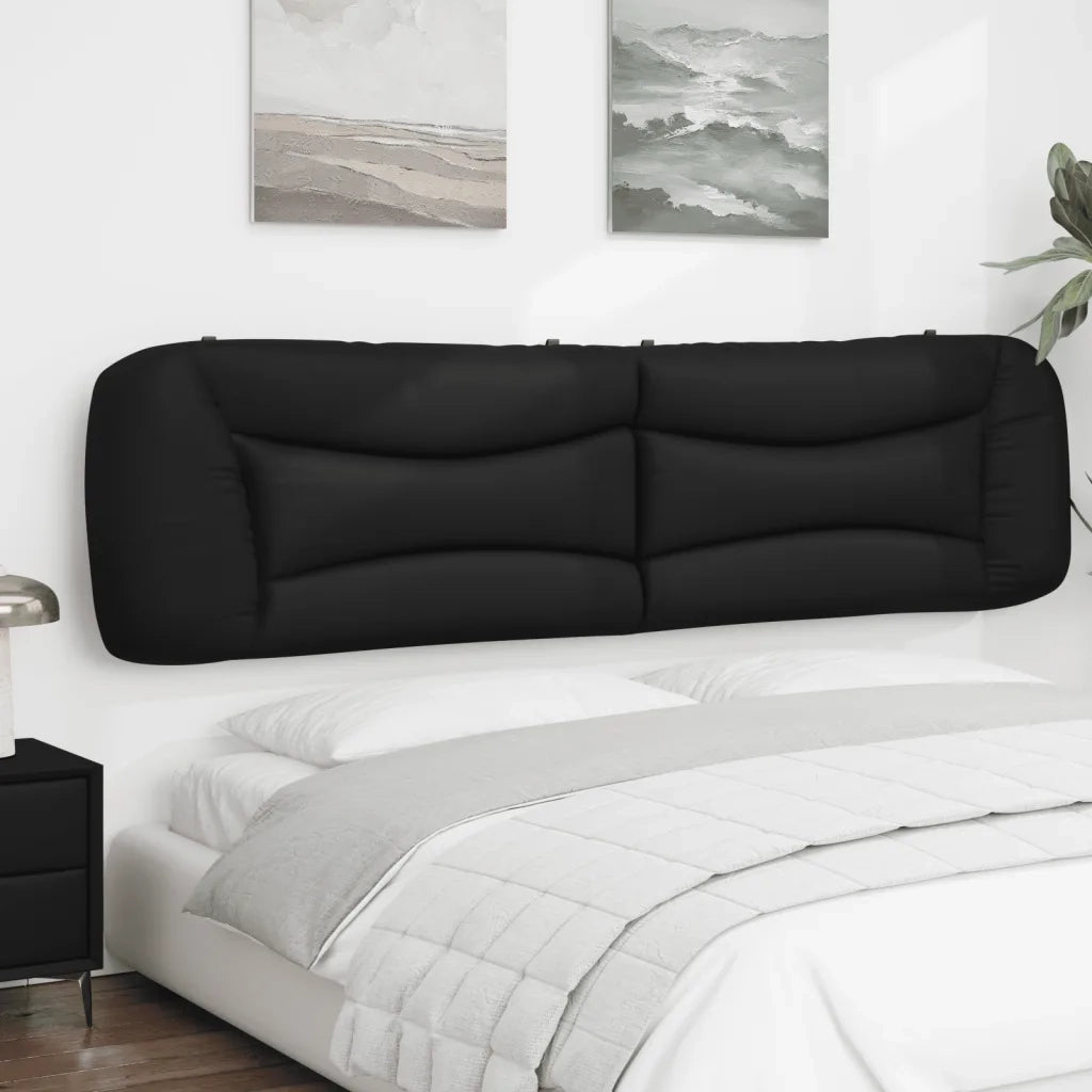 Cuscino Testiera Hvar Nero 200 cm in Similpelle 374623
