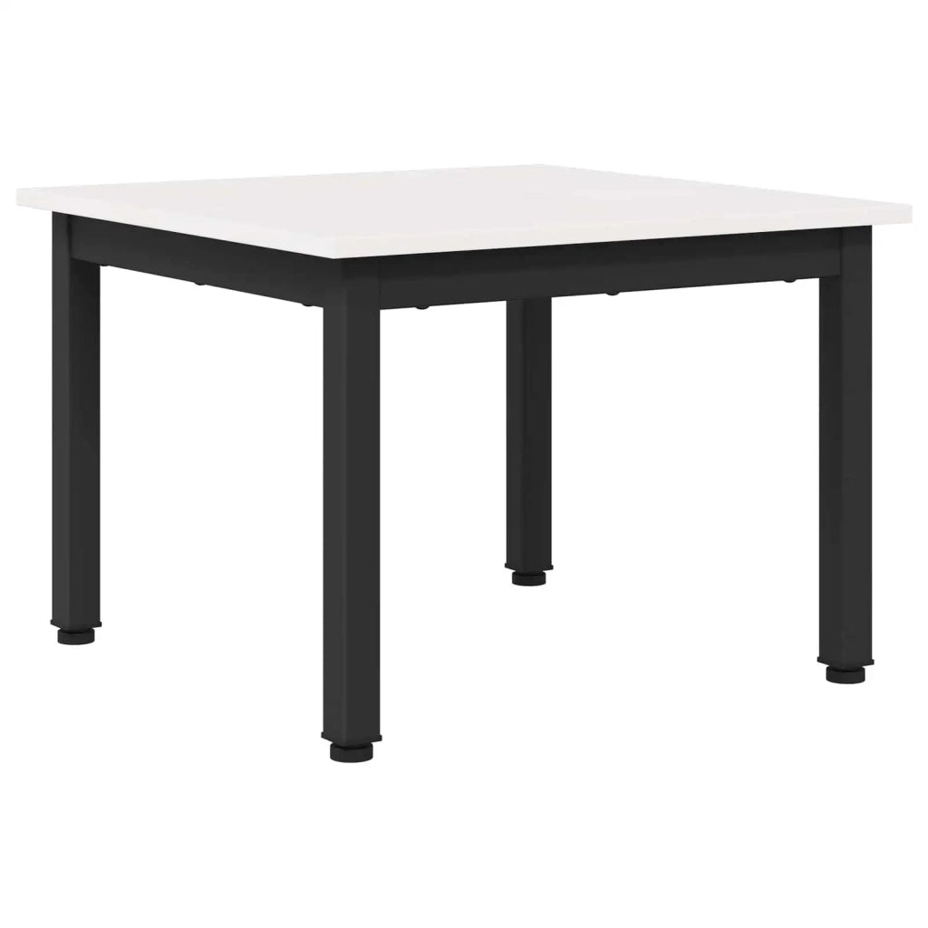 Tavolino da salotto Bianco 50 x 50 x 36 cm Pino massello 892756