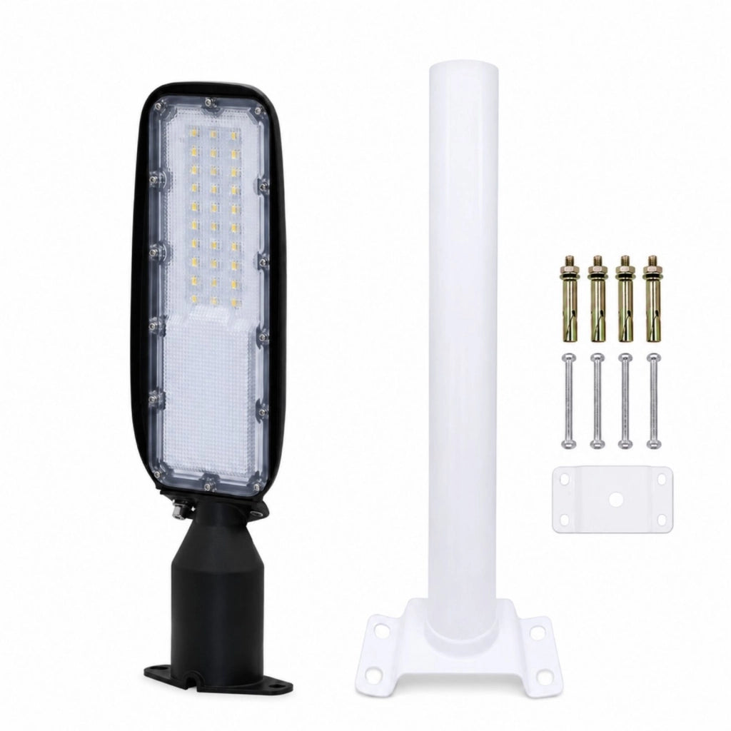 Lampione Stradale Led 150W 15000LM 6500K Street Lamp Per Strada Giardino Villa IP65