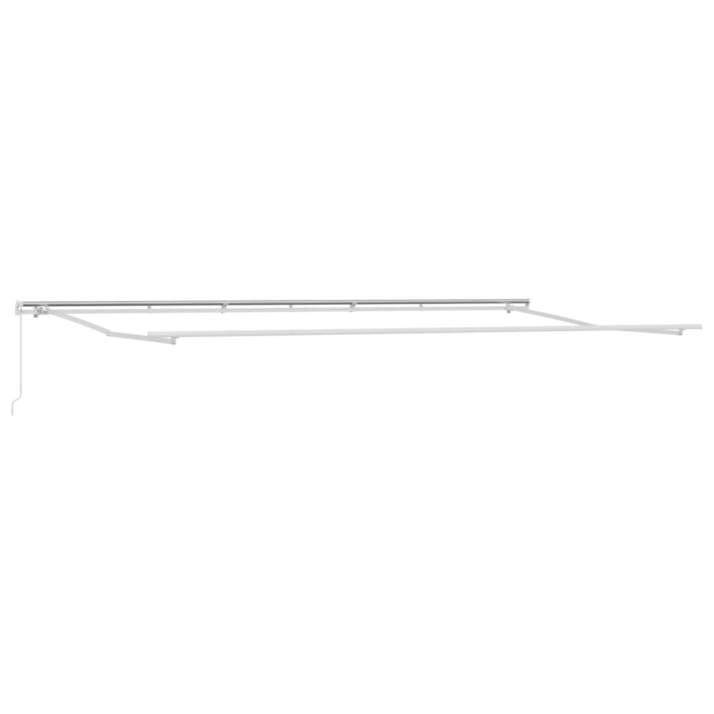 Tenda manuale retrattile grigia chiara 600x350 cm