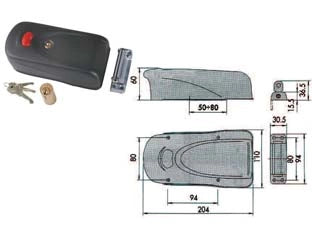 ELETTROSERRATURE PER PORTE IN FERRO CON PULSANTE INTERNO 1A731  (1A731.00.0)    CISA
