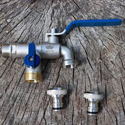 Valvola a palloncino / Valvola per giardino, accessori in acciaio inossidabile, 3/4'' a 2*3/4