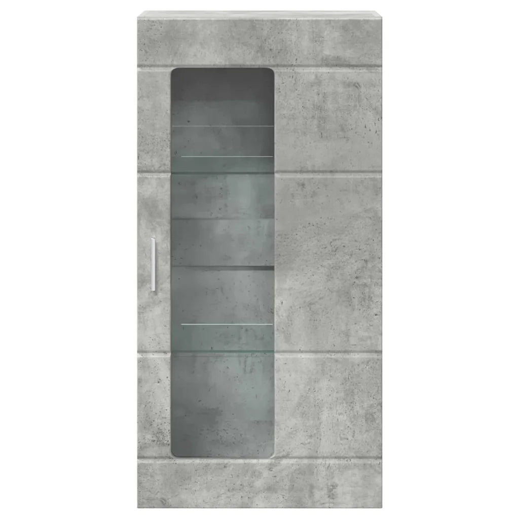 Armadio in Legno Grigio cemento 50 x 29 x 100 cm 880224