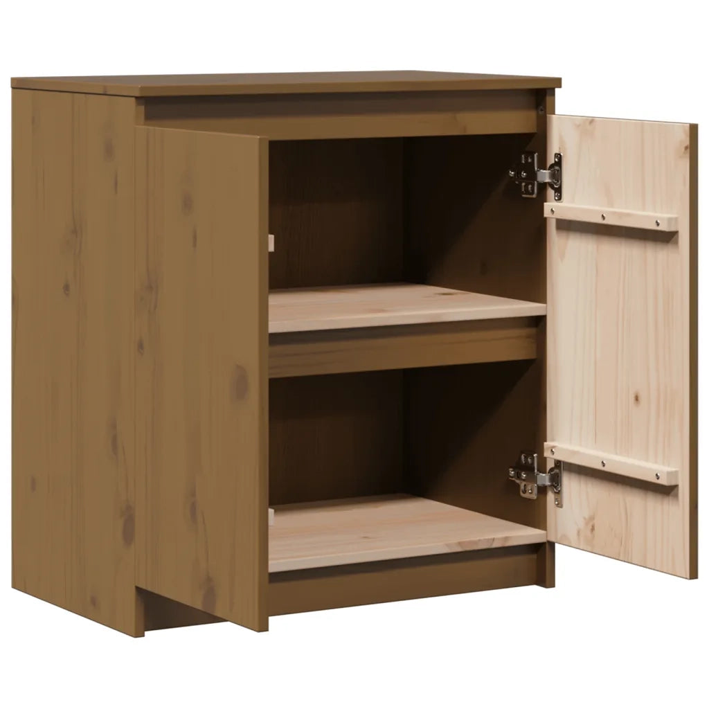 Armadietto ambra 60x36x65 cm in Legno Massello di Pino 808101