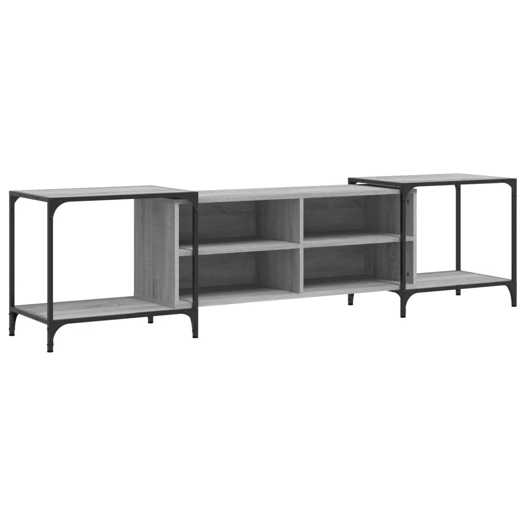 Mobile TV | Armadietto TV | Mobile Porta TV Grigio Sonoma 203x37x50 cm in Legno Multistrato