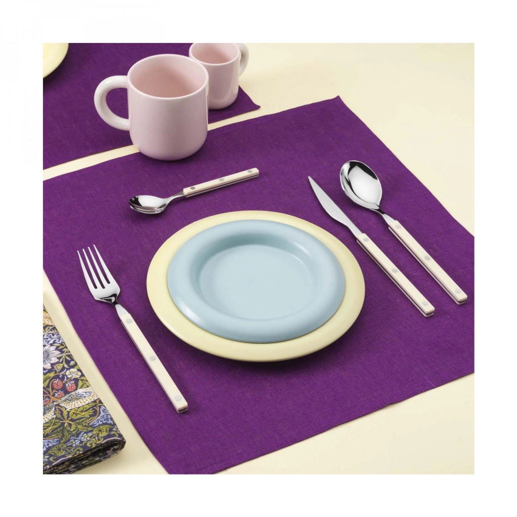 ALLEGRA, Posate Set 24 Pz, Scatola Compact, Casa Bugatti Colore: Avorio