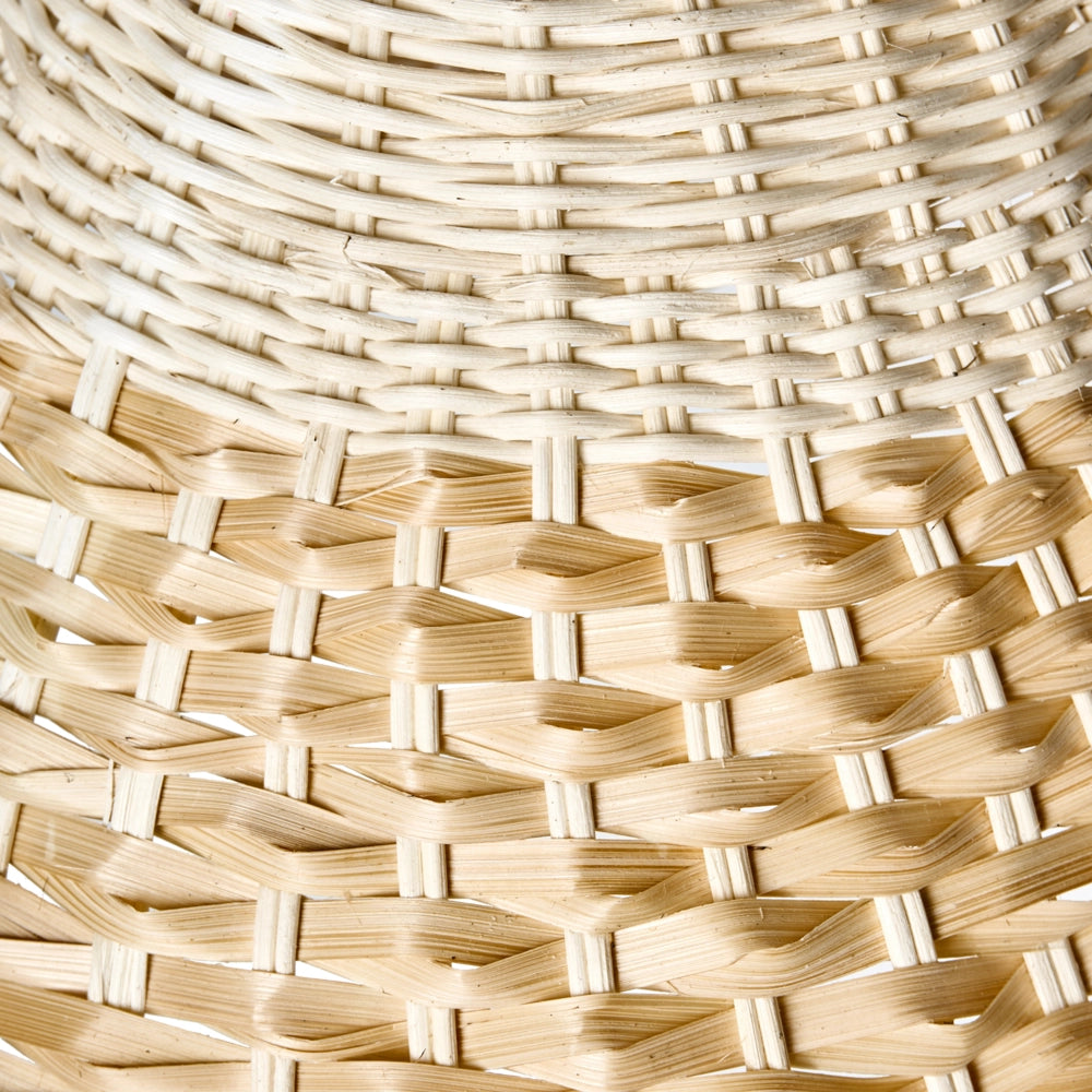 Lampada a sospensione Paralume in bambù naturale e rattan Lampada a sospensione in stile boho intrecciata a mano Illuminazione