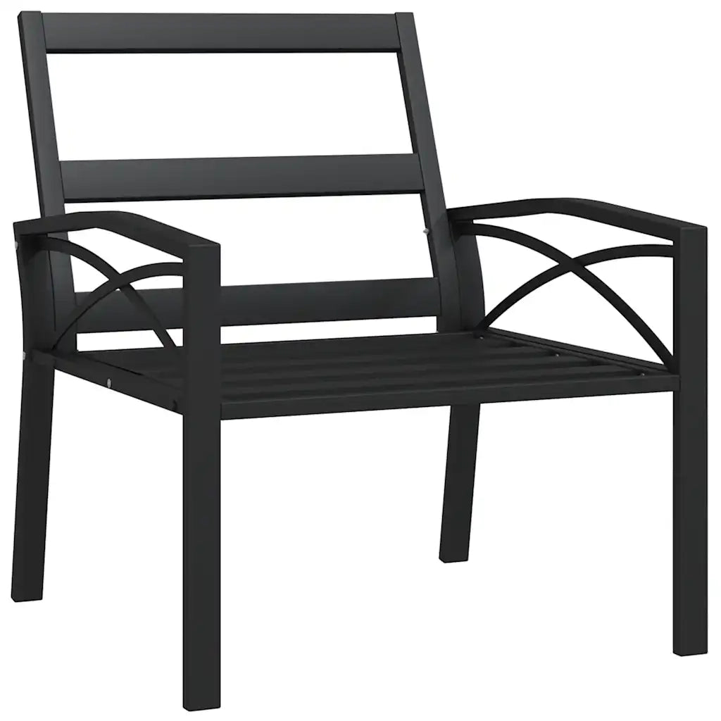 Sedia da patio-Sedie da Giardino con Cuscini Sabbia 2pz 68x76x79 cm Acciaio
