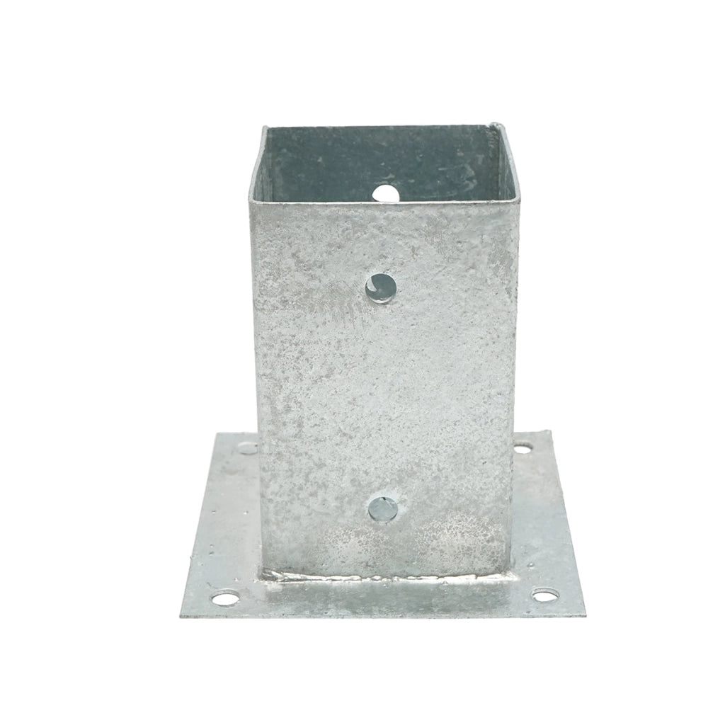 Supporto per palo, montaggio con viti 91x91x150, acciaio zincato, galvanizzato