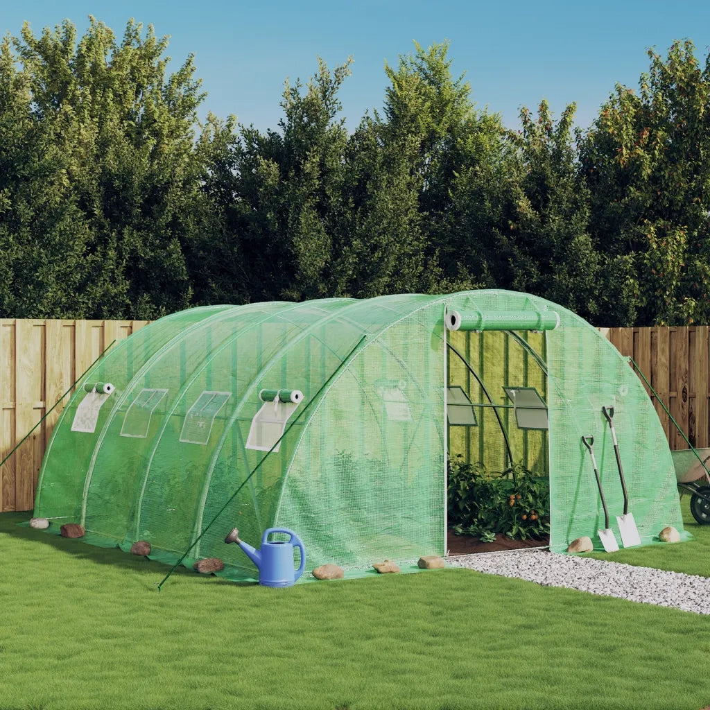 Serra con Telaio in Acciaio Verde 16 mÂ² 4x4x2 m