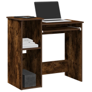 Scrivania Mensole Rovere Fumo 84x40x78 cm Legno Multistrato 860449