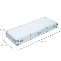 Valigetta Poker Professionale in Alluminio, Set Poker con 300 Fiches e 2 Mazzi per Texas hold'em e Blackjack