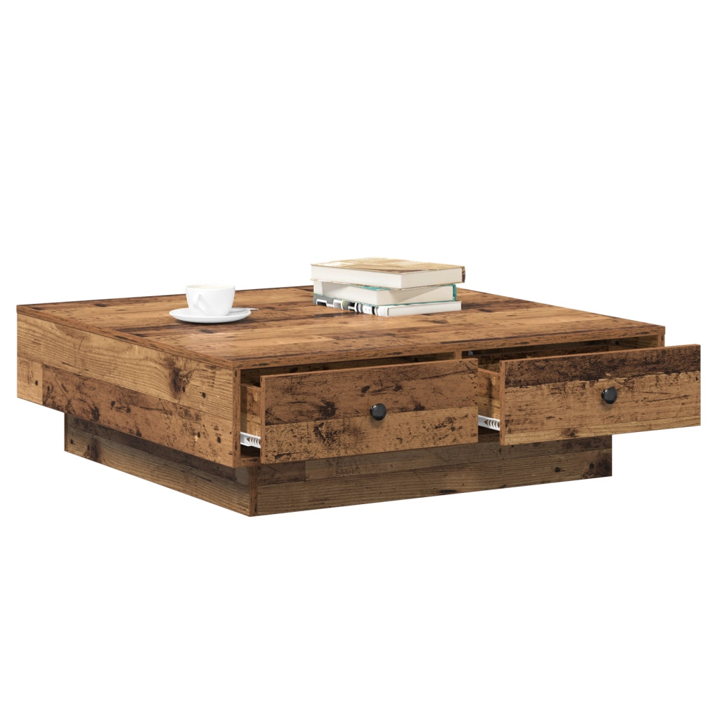 Tavolino da caffÃ¨ Legno usato Legno recuperato 90 x 90 x 28 cm