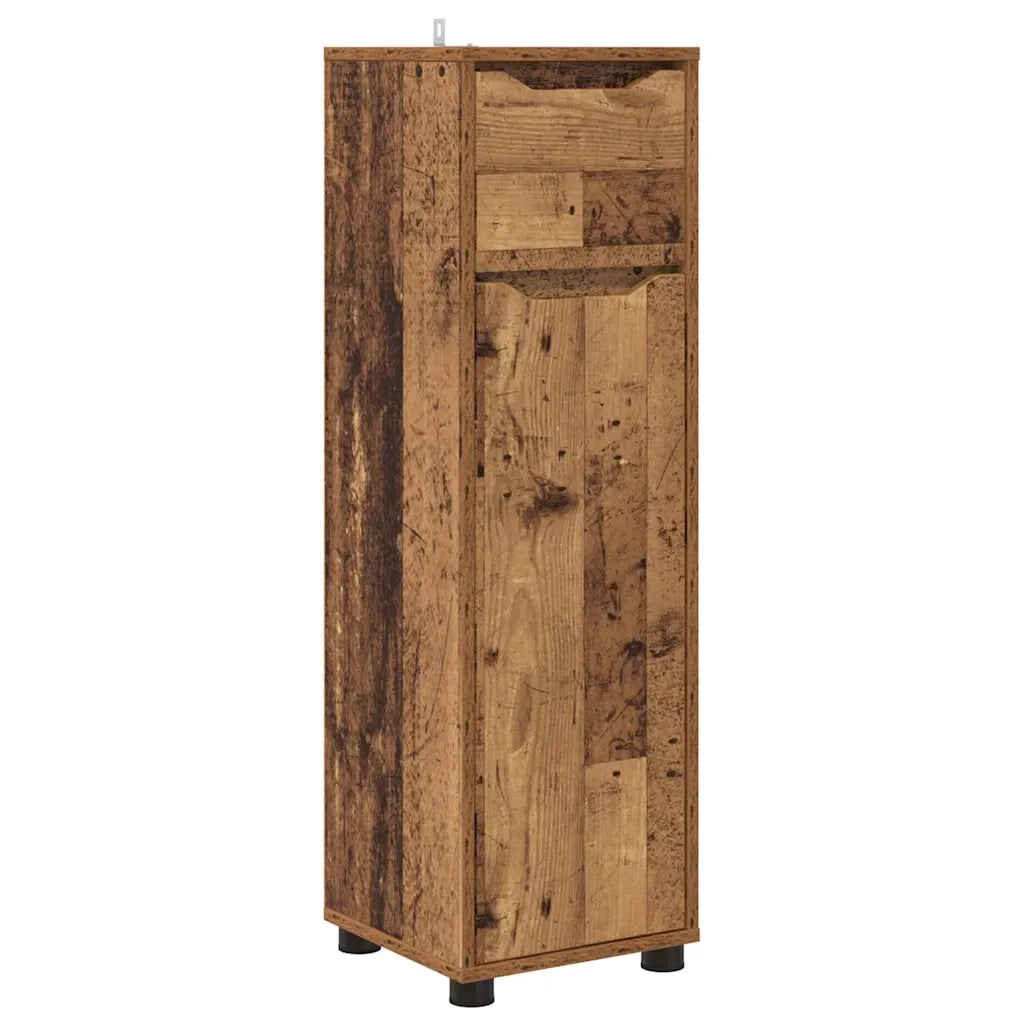 Mobile da Bagno con cassetto Legno vecchio 30,5 x 30 x 101 cm 888745