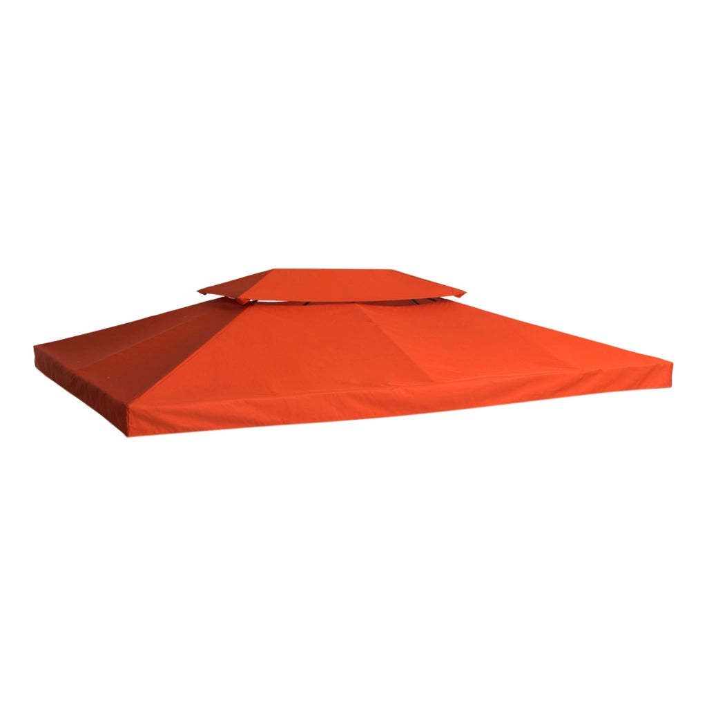 Tetto sostitutivo per gazebo da giardino 3x4m ¨C zephmum ¨C Polyester colore caff¨¨