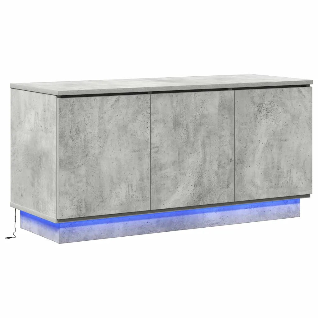Mobile TV Grigio cemento 100 x 38 x 49 cm Legno multistrato 869669