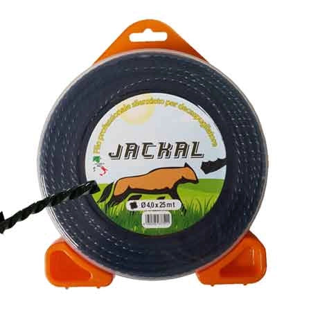 FILO PER DECESPUGLIATORE PROFESSIONALE 'JACKAL' mm 3,0x45 mt - MADE IN ITALY