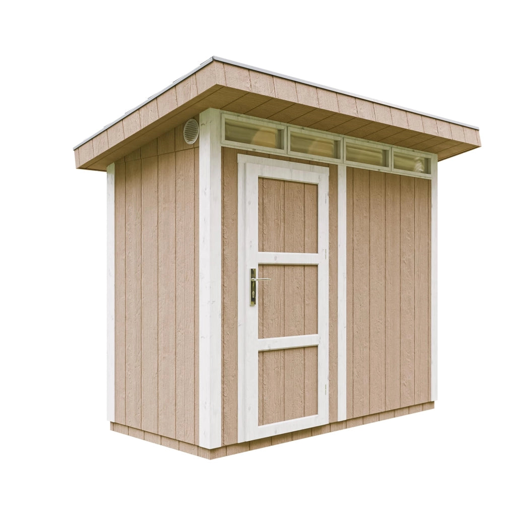 Casetta da Giardino di QUALIT? PREMIUM 3m?²-L161xW294cm - TIMBELA M901-TERRA BROWN
