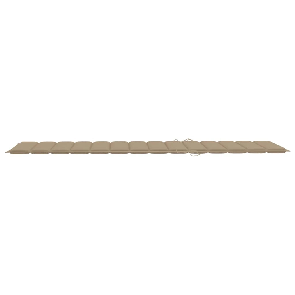 Sdraio sedia a sdraio lettino lettino da giardino terrazzo arredo da esterno con cuscino 200 cm legno massello di acacia 02_0012407
