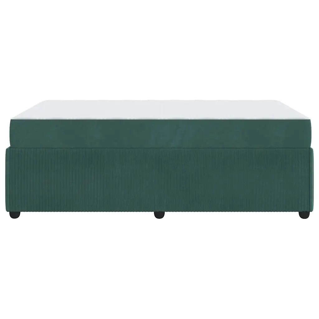 Struttura del letto-Giroletto Verde Scuro 120 x 190 cm Tessuto 677674