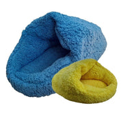 Trade Shop - Lettino Sacco A Pelo Cestino Per Cani Gatti Morbida Coperta 65x30x30cm Art.189 -