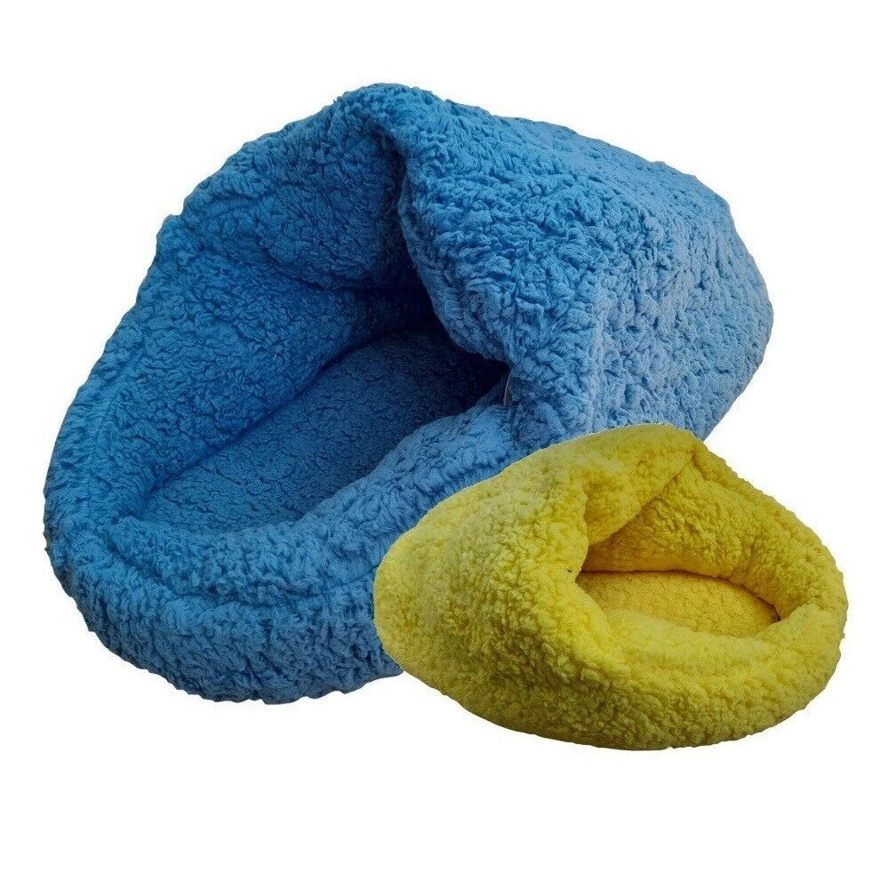 Trade Shop - Lettino Sacco A Pelo Cestino Per Cani Gatti Morbida Coperta 65x30x30cm Art.189 -