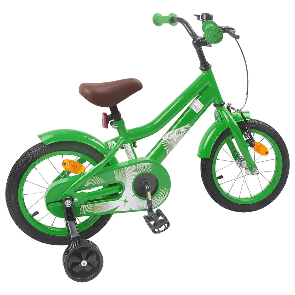 Bicicletta per Bambini 16 Pollici per bambini di 4-6 anni Verde