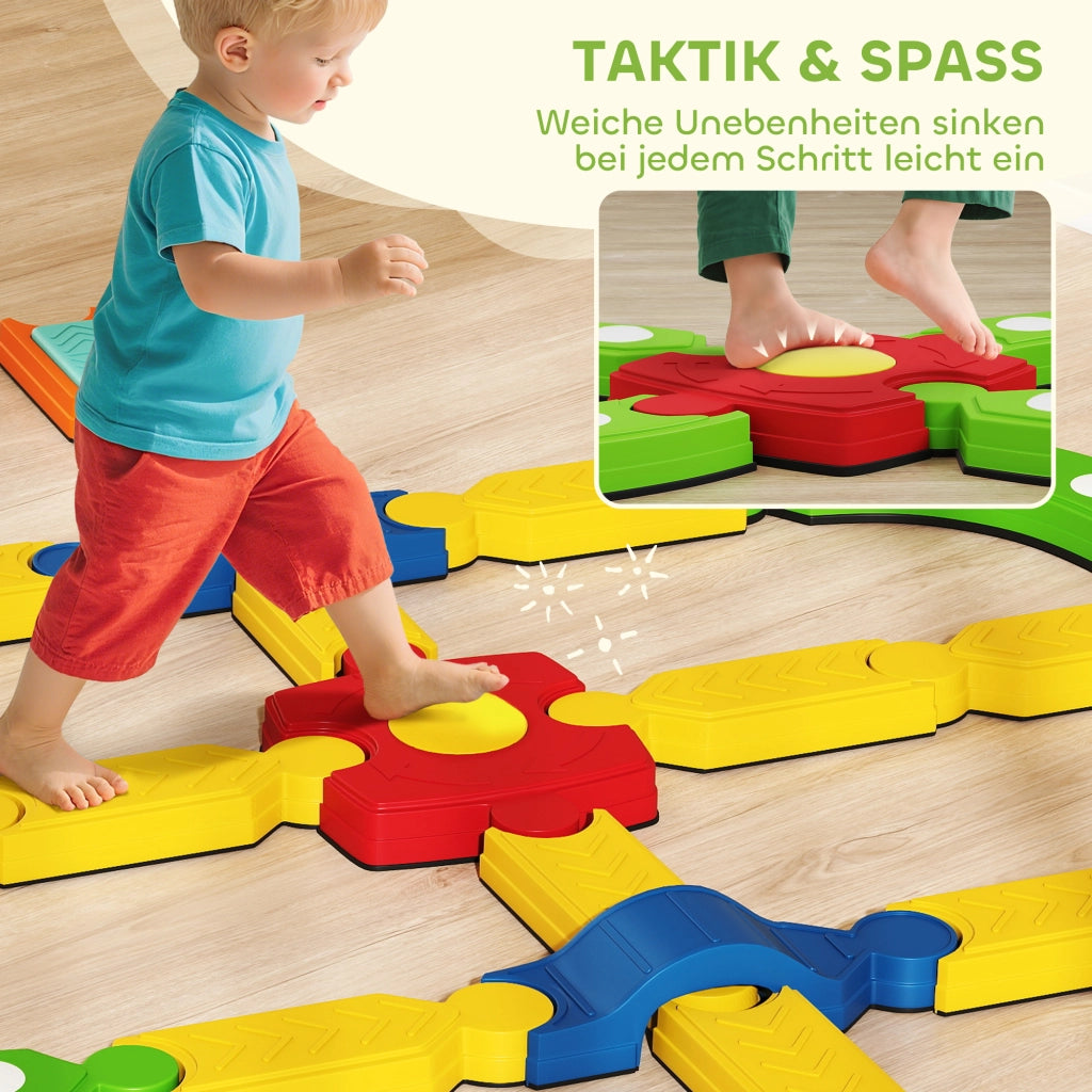 Trave di equilibrio per bambini ¨C Xylo ¨C plastica antiscivolo colorata