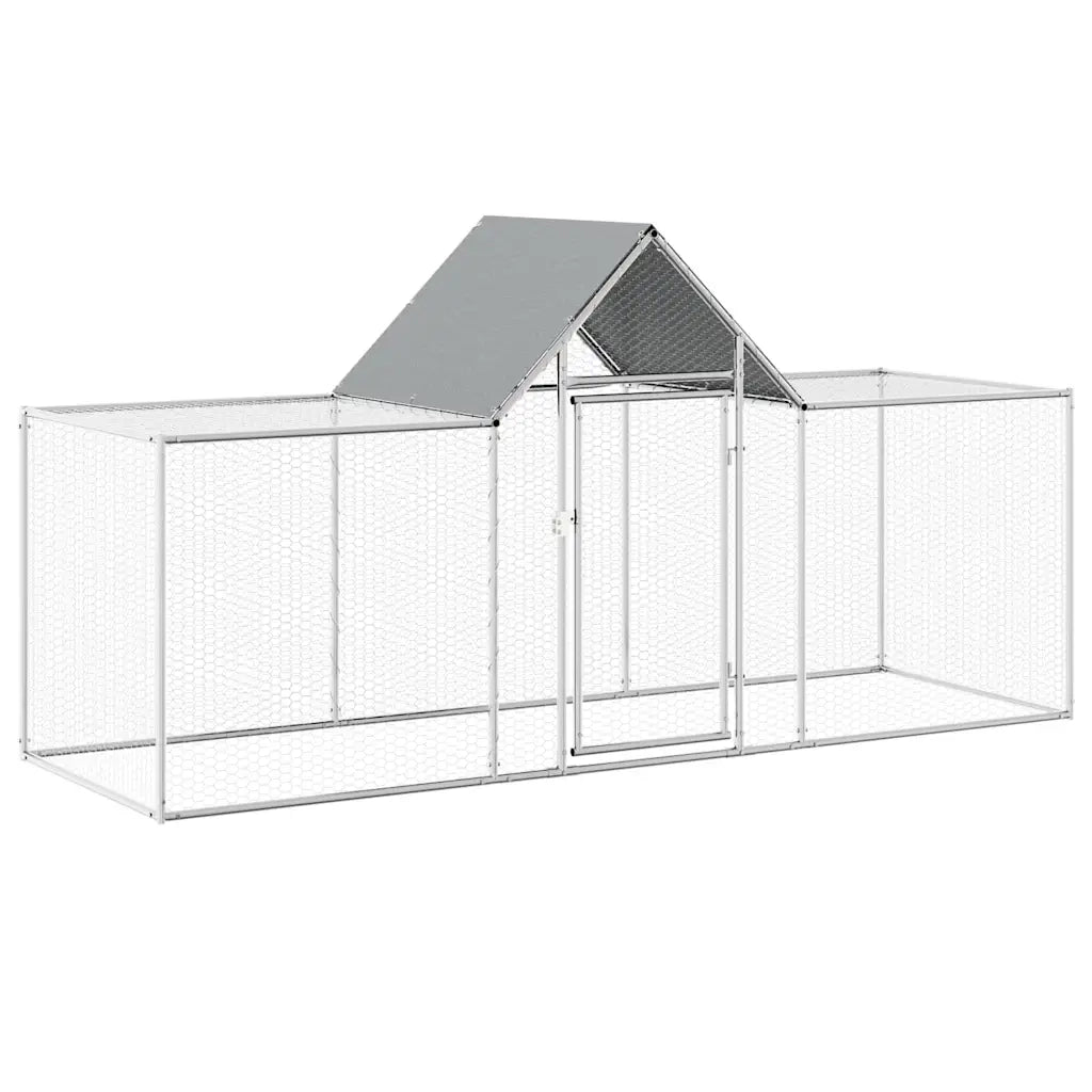 Pollaio 3x1x1,5 m in Acciaio Zincato CFW3230389