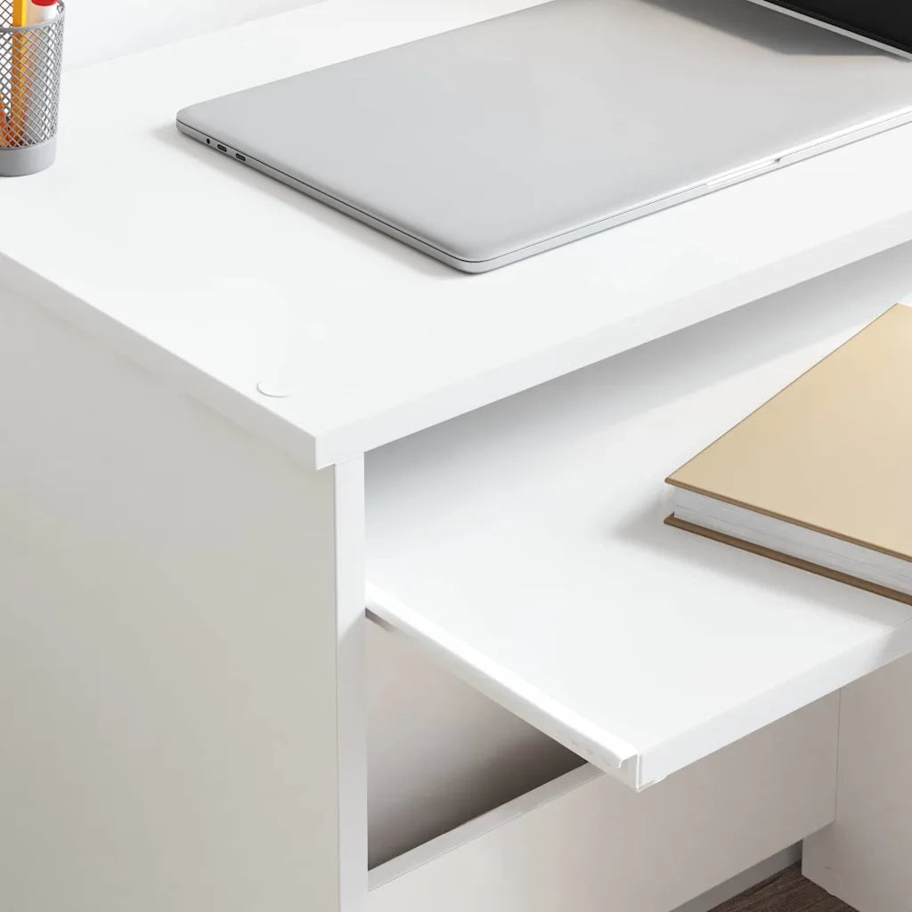 Scrivania Bianco 120,5 x 44 x 88,5 cm Legno multistrato 869474