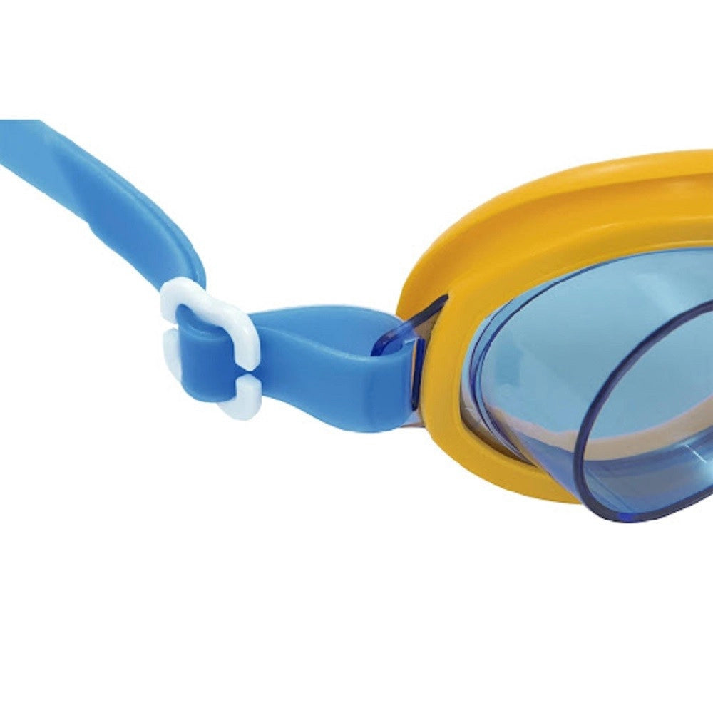 Trade Shop - Occhialini Lightning Swimmer 3-6 Anni 3 Colori Silicone Con Protezione Uv 21074 -