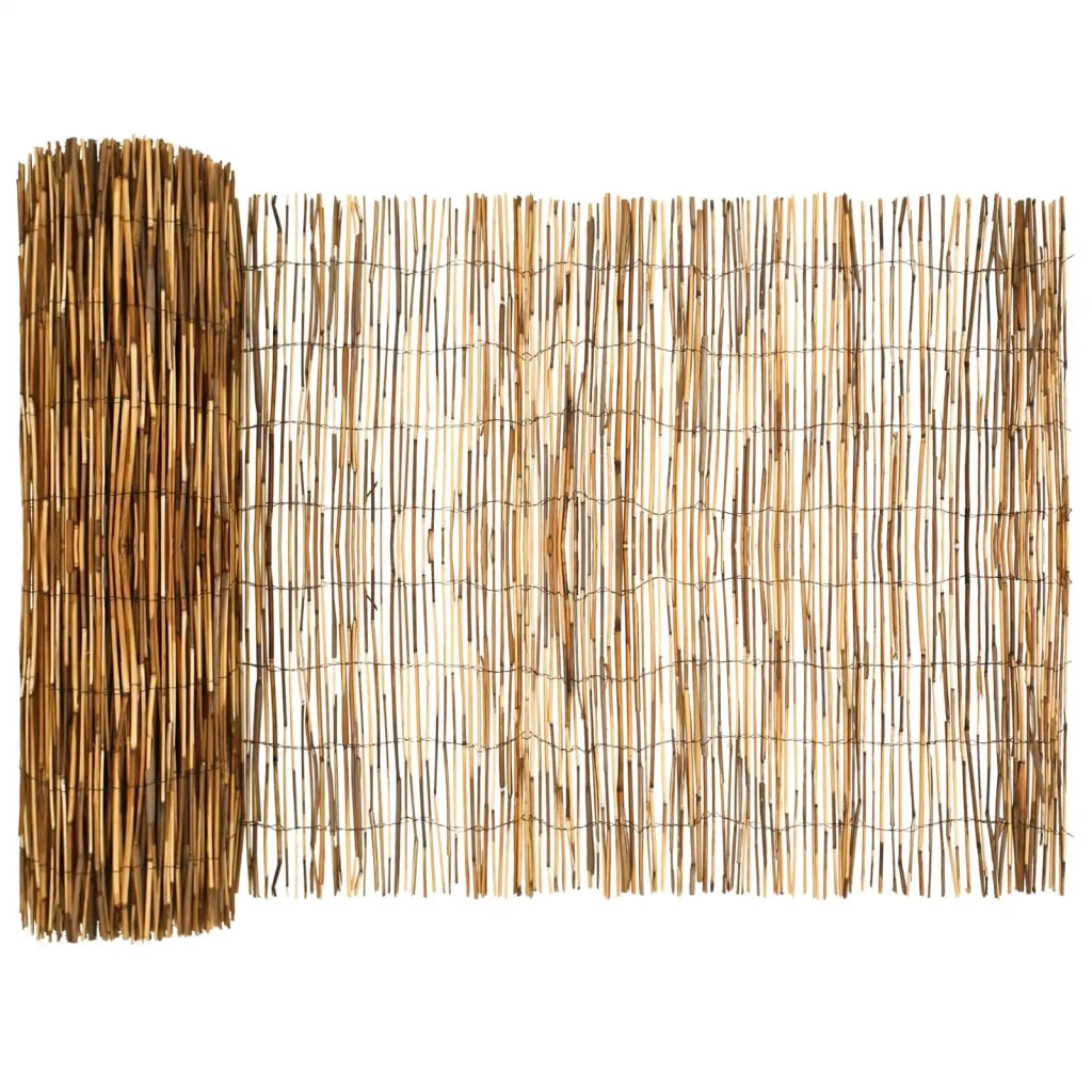 Recinzione per Giardino Carbonizzato 500 x 80 cm Giunco 42031270