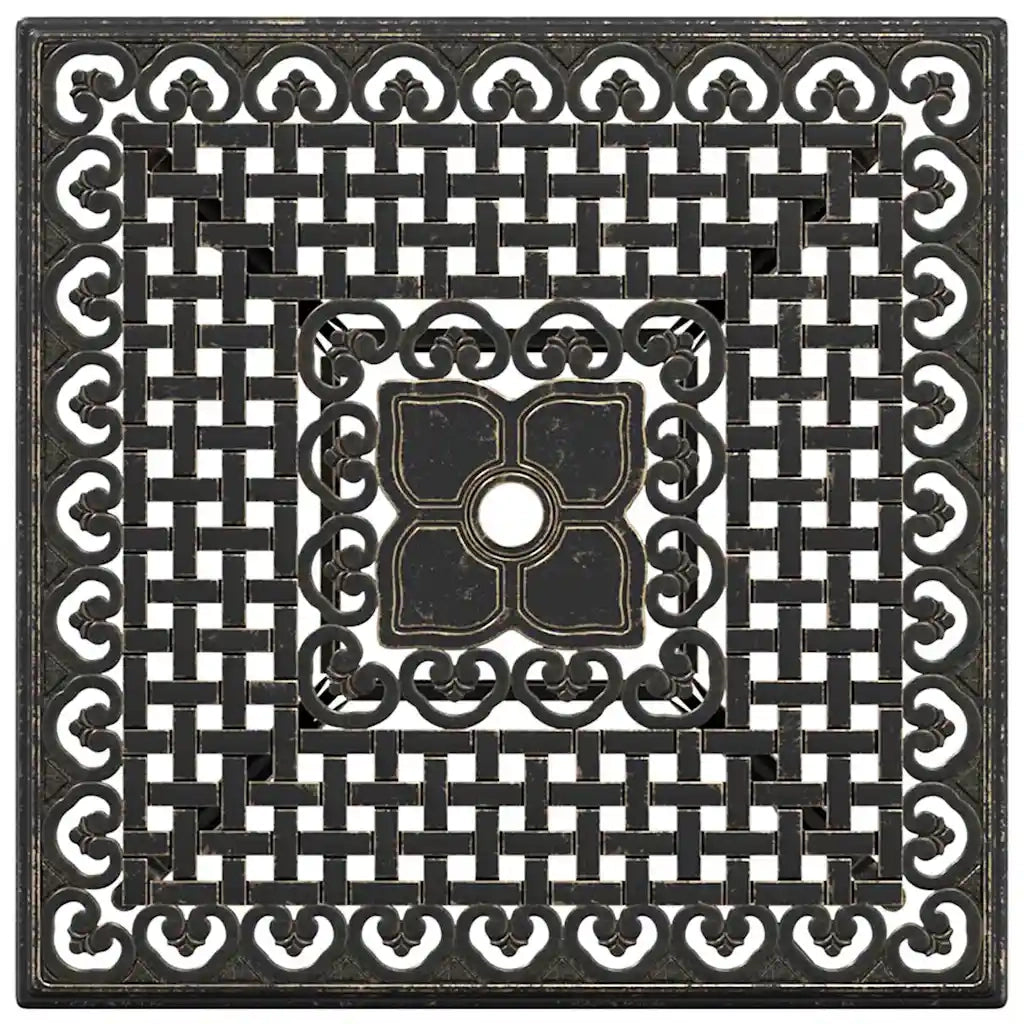 Set di Tavolo da Giardino 5 pcs Bronzo Alluminio pressofuso 3334728
