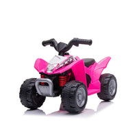 Quad Elettrico per Bambini Licenza Ufficiale Honda TRX 250X Luci LED e Bluetooth Rosa
