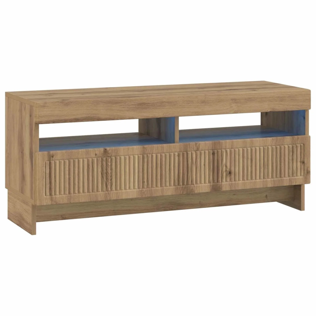 Mobile TV LED Rovere Artigianale Legno ingegnerizzato 896114