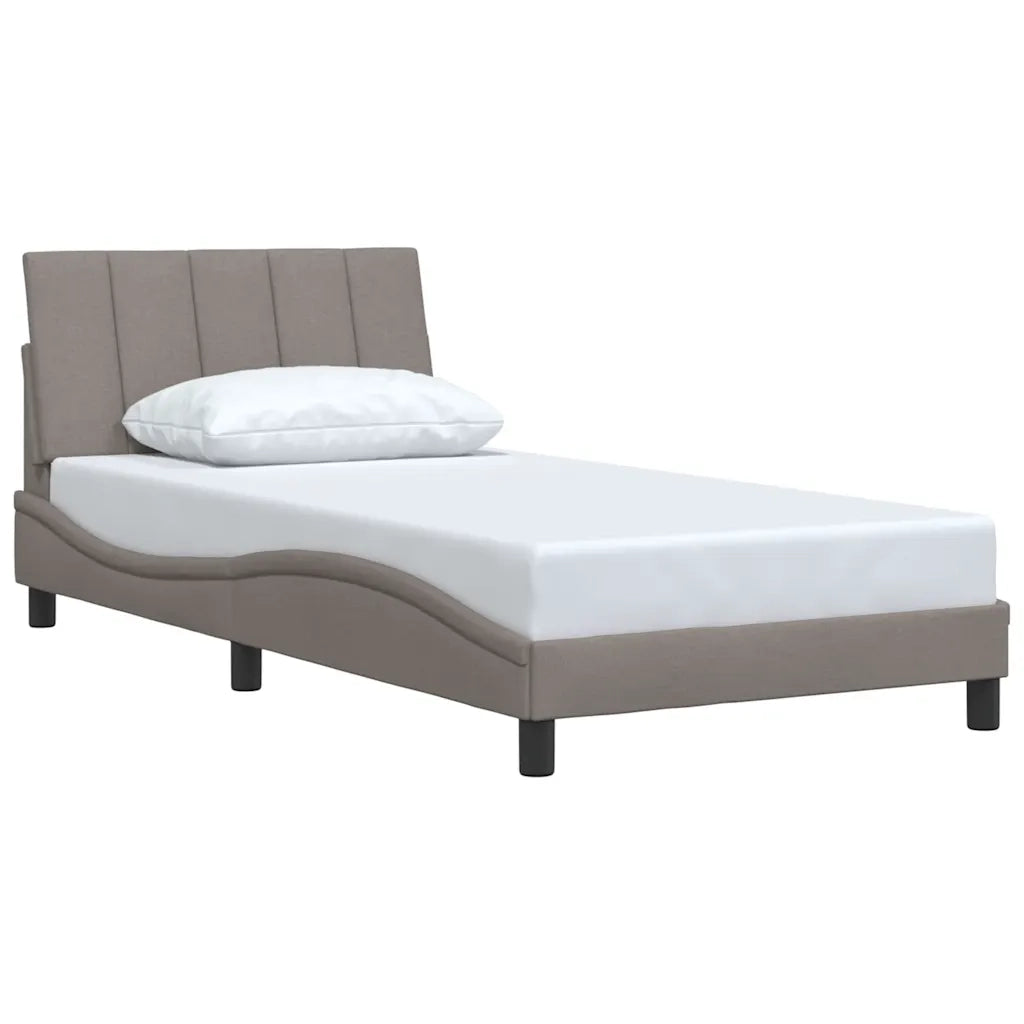 Giroletto senza Materasso Hanko Tortora 100x200 cm in Tessuto 3310374