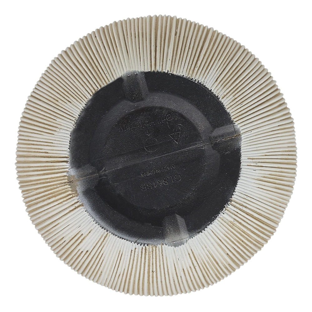 Vaso per fiori Fioriera alta in poliresina beige 33 x ø 31 cm Accessori per arredamento per interni e interni moderni e minimalisti