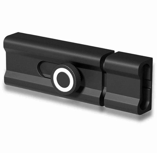 Installatore di Schermo di Protezione 80mm Senza Foro - Schermo di Protezione - Schermo di Protezione a Slitta - Sicurezza per la Casa - Adatto per Legno/Metallo/Vetro - Installazione Facile senza Fori