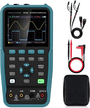 Oscilloscopio Digitale - Multimetro Oscilloscopio - 100MHz di Banda Passiva - Funzione di Calibrazione Automatica - 2 Canali