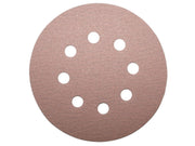 100pz disco velcrato d-saitac-vel tipo 3s - ï mm. 127 (8 fori) grana 220 cod:ferx.vit40396