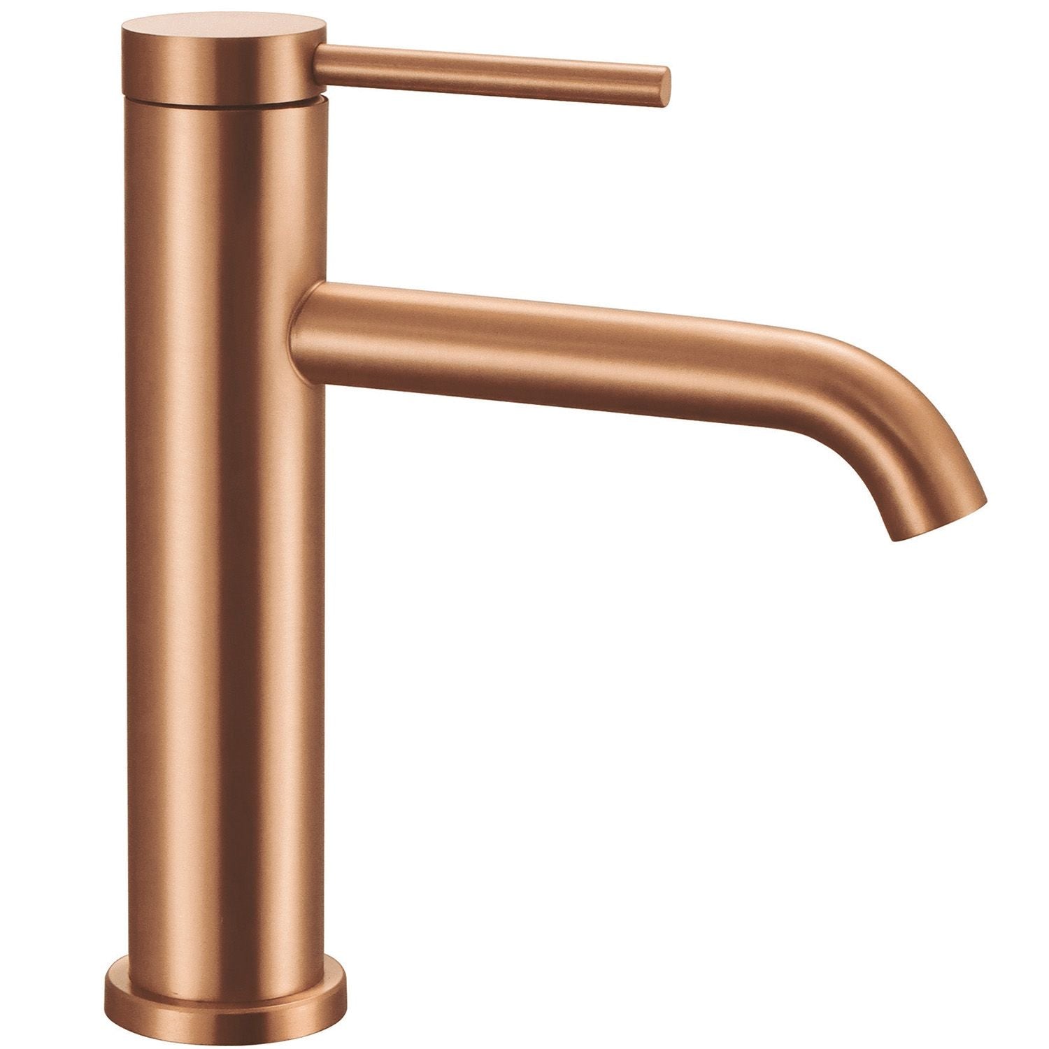 Rubinetto Da Lavabo Rea Clif Brush Copper Low