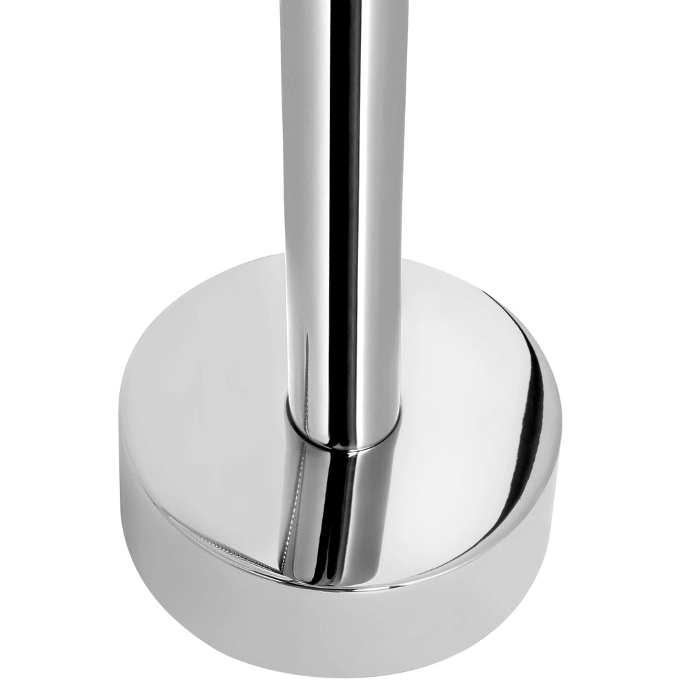 Miscelatore per Vasca Freestanding Argento Cromato con Doccetta 118 cm stile moderno